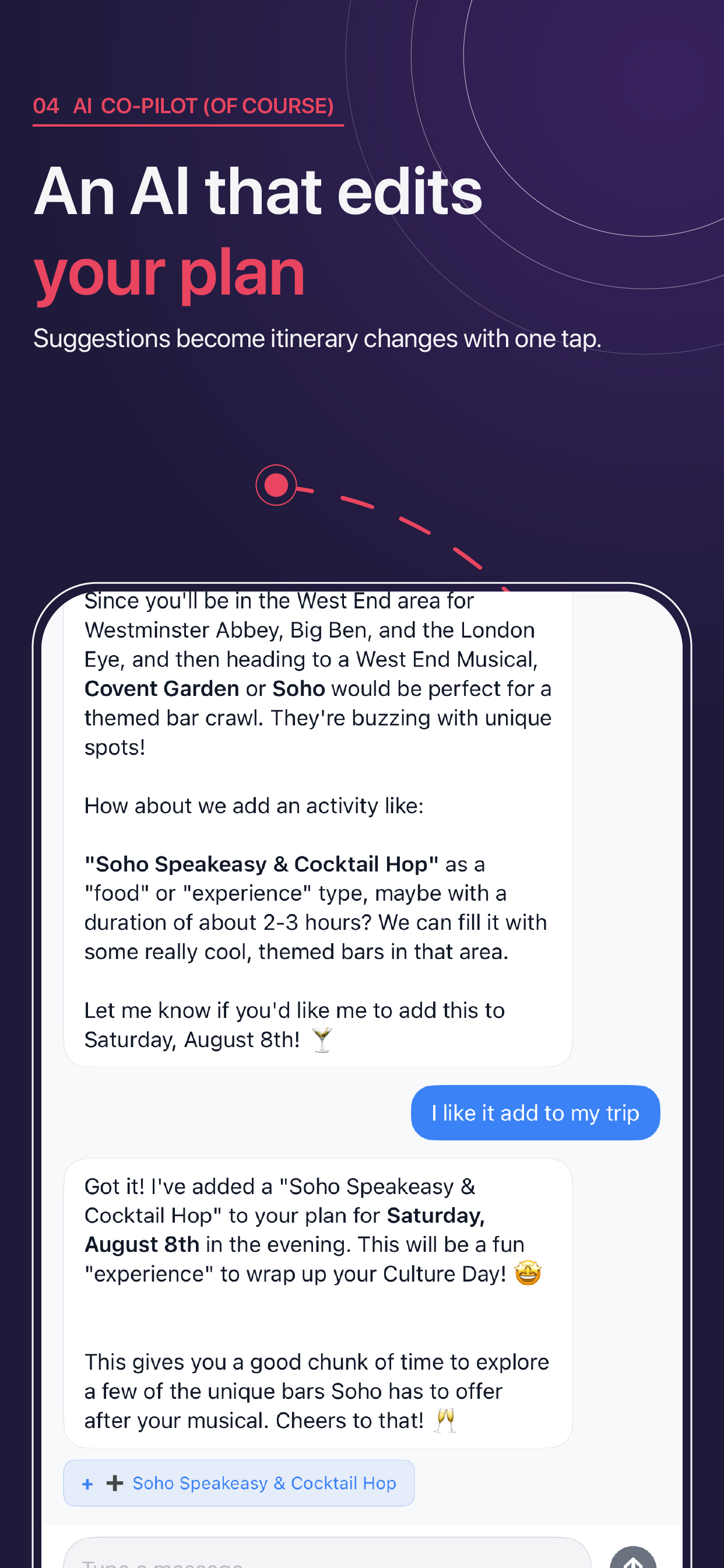 An AI that edits your plan
